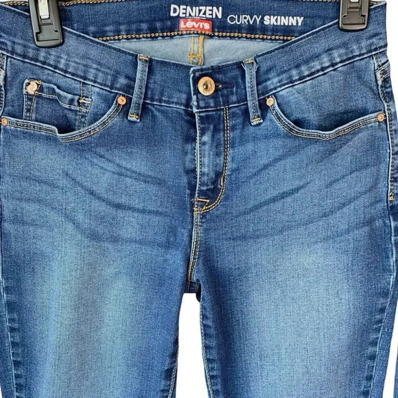 Levi's Mossimo Bundle of Two Denim Blue Jeans Skinny Mid Rise Stretchy Sizes 6S - Picture 3 of 15